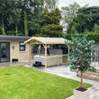 Load image into Gallery viewer, Apex Wooden Hot Tub Gazebo with Roof