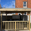 Load image into Gallery viewer, Apex Wooden Hot Tub Gazebo with Roof