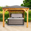 Load image into Gallery viewer, Outdoor Barcelona - 5 Person Hot Tub with 2 Loungers