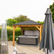 Load image into Gallery viewer, Outdoor Barcelona - 5 Person Hot Tub with 2 Loungers