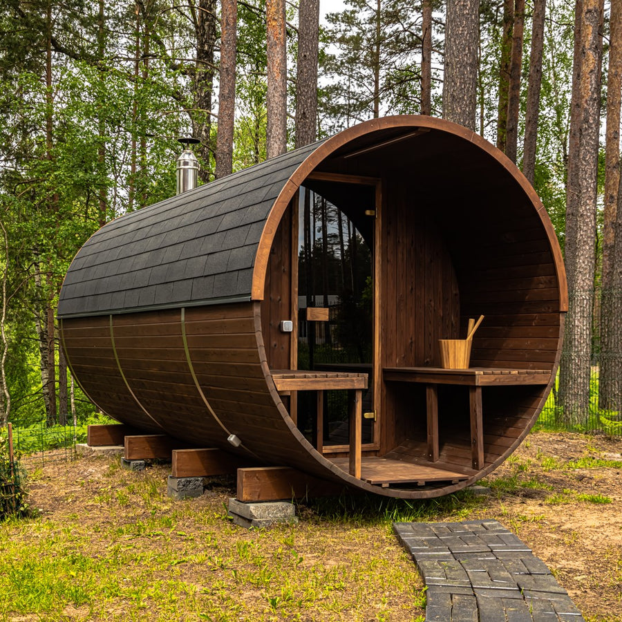 Hekla Barrel 250 - 6 Person Outdoor Sauna