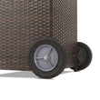 Load image into Gallery viewer, Outdoor Mushroom Gas Patio Heater - Brown Rattan