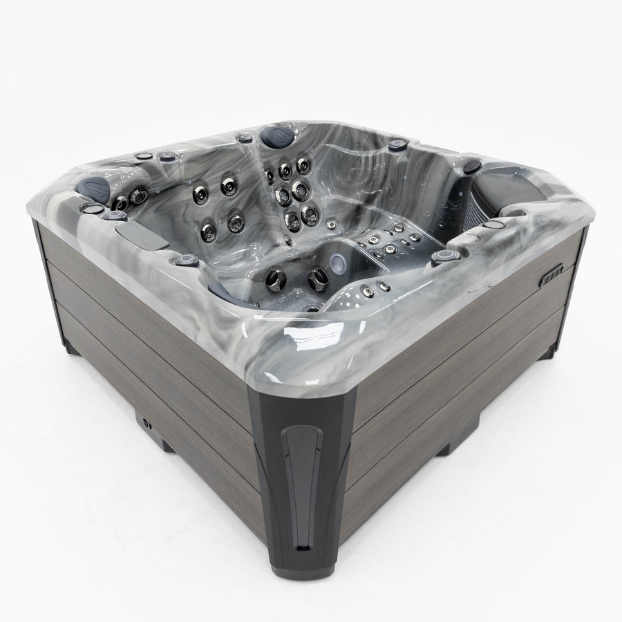 Outdoor Marseille - 5 Person Hot Tub with 2 Loungers
