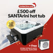 Load image into Gallery viewer, Outdoor Santorini - 5 Person Hot Tub with 1 Lounger