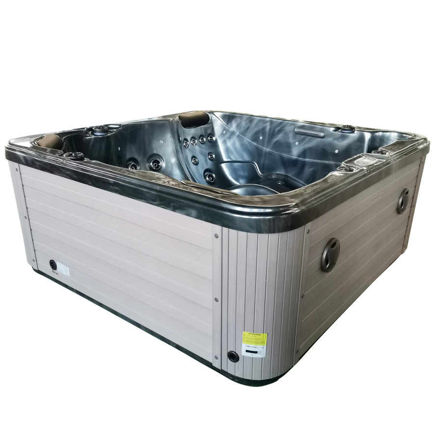 Outdoor Happy - 5 Person Hot Tub with 2 Loungers