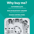 Load image into Gallery viewer, Outdoor Marseille - 5 Person Hot Tub with 2 Loungers