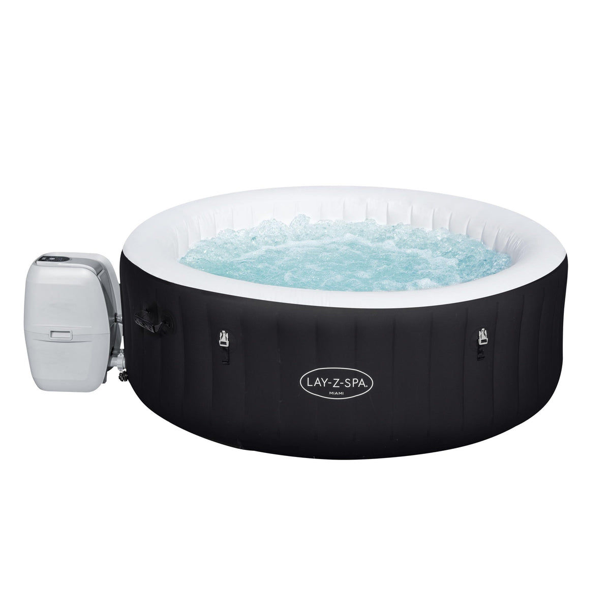 Lay-Z-Spa® AirJet Miami 4 Person Inflatable Hot Tub | Fast u0026 Free Delivery  with Premier Service – Outdoor Living