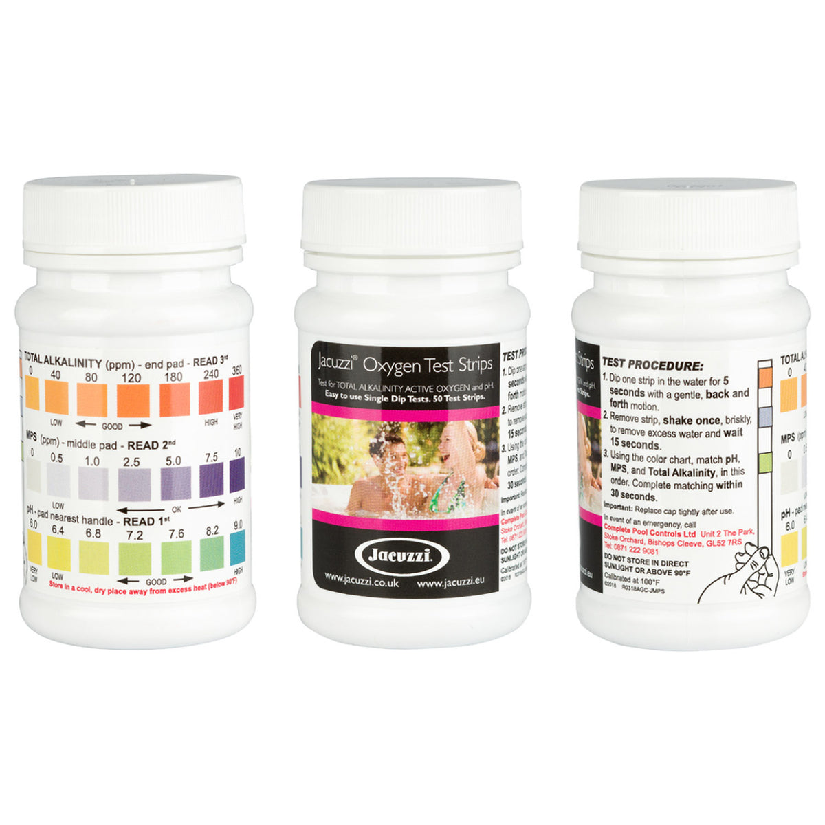 Jacuzzi® Hot Tub Oxygen Water Test Strips Next Day Delivery Outdoor