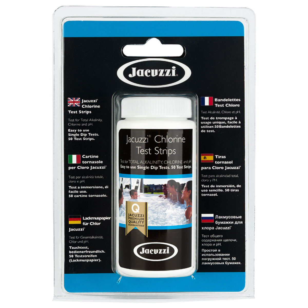 Jacuzzi® Hot Tub Chlorine Water Test Strips Next Day Delivery