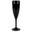 Load image into Gallery viewer, Hot Tub Safe Black Champagne Glass
