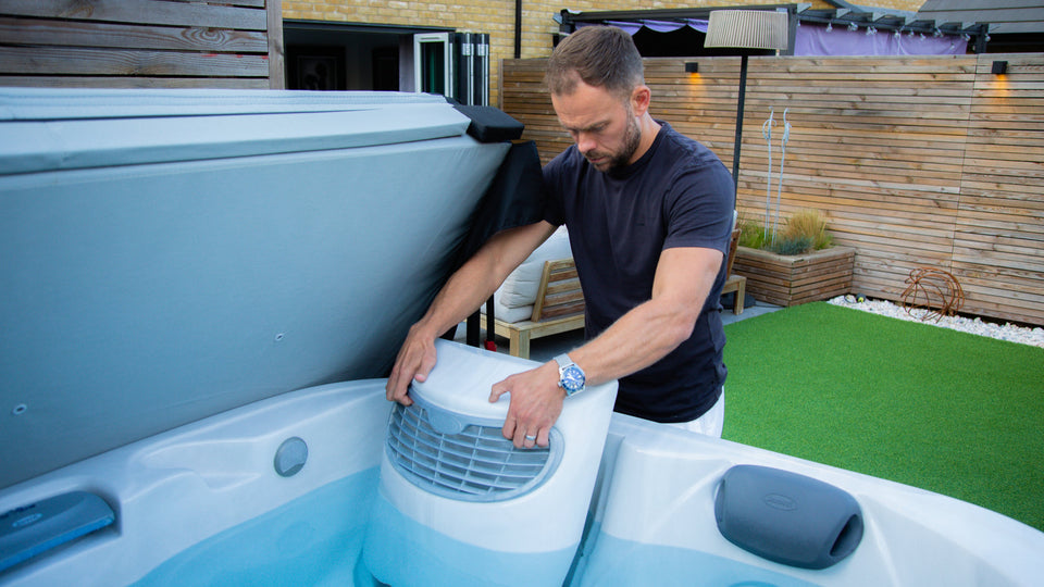 Editorial image showing the practical context for 5 common hot tub problems and solutions.