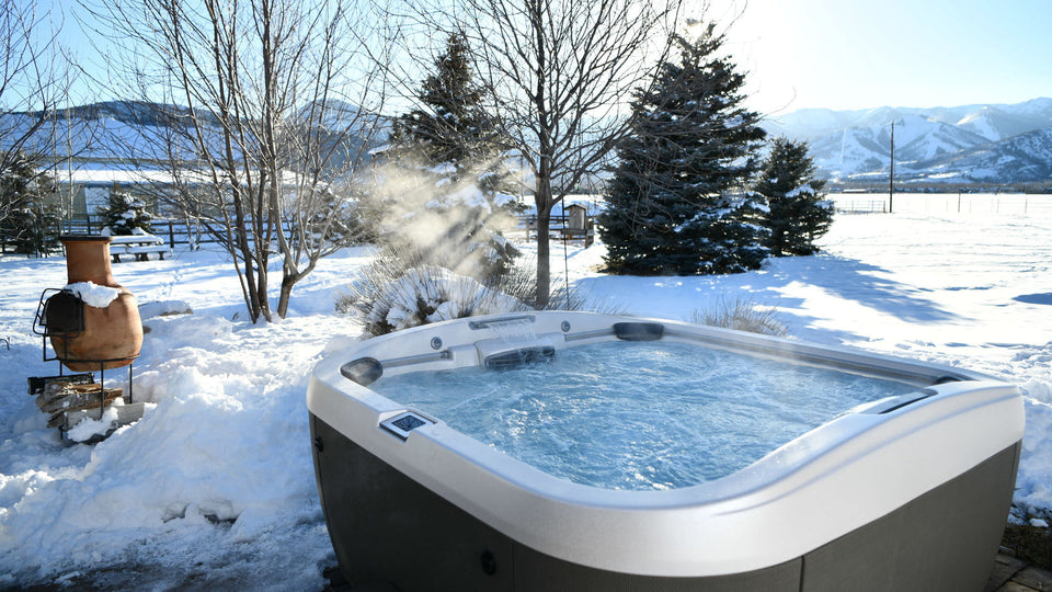 Editorial image showing the practical context for what temperature should a hot tub be?.
