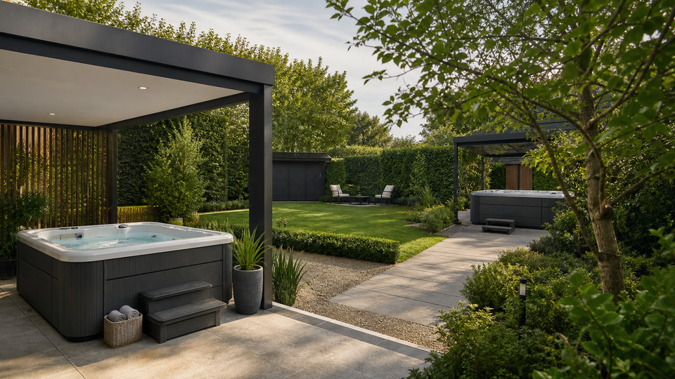 Editorial image showing the practical context for hot tub buying guide – everything you need to know.