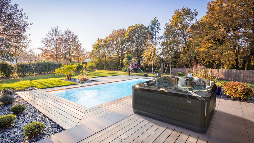 Editorial image showing the practical context for what's the difference between a hot tub and a jacuzzi®?.