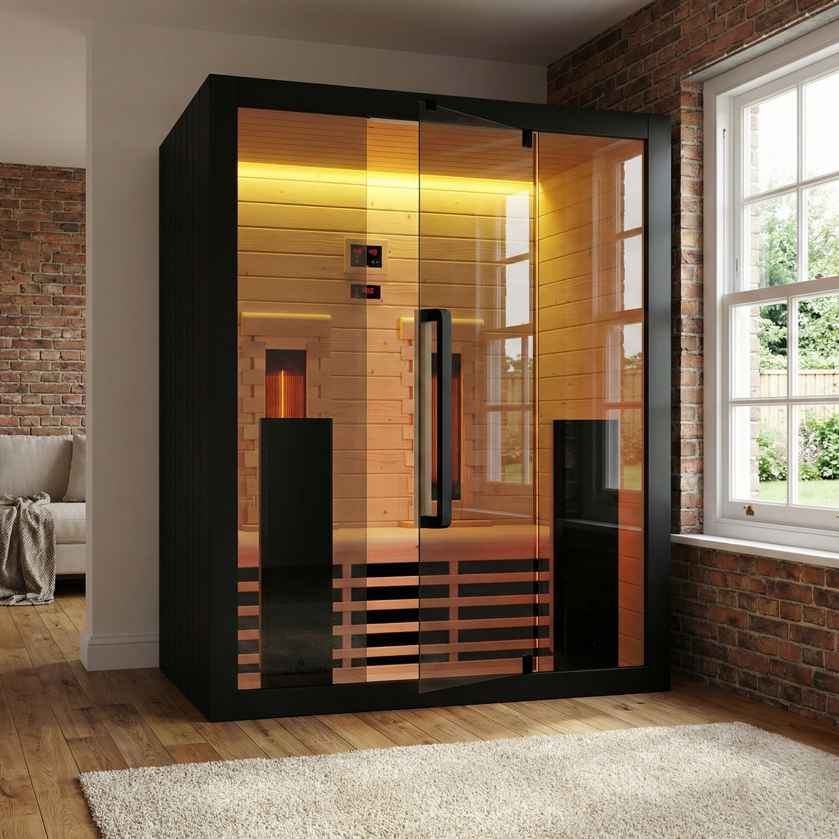 Hekla Infrared 160 Indoor Sauna Outdoor Living hekla-infrared-160-indoor-sauna-outdoor-living