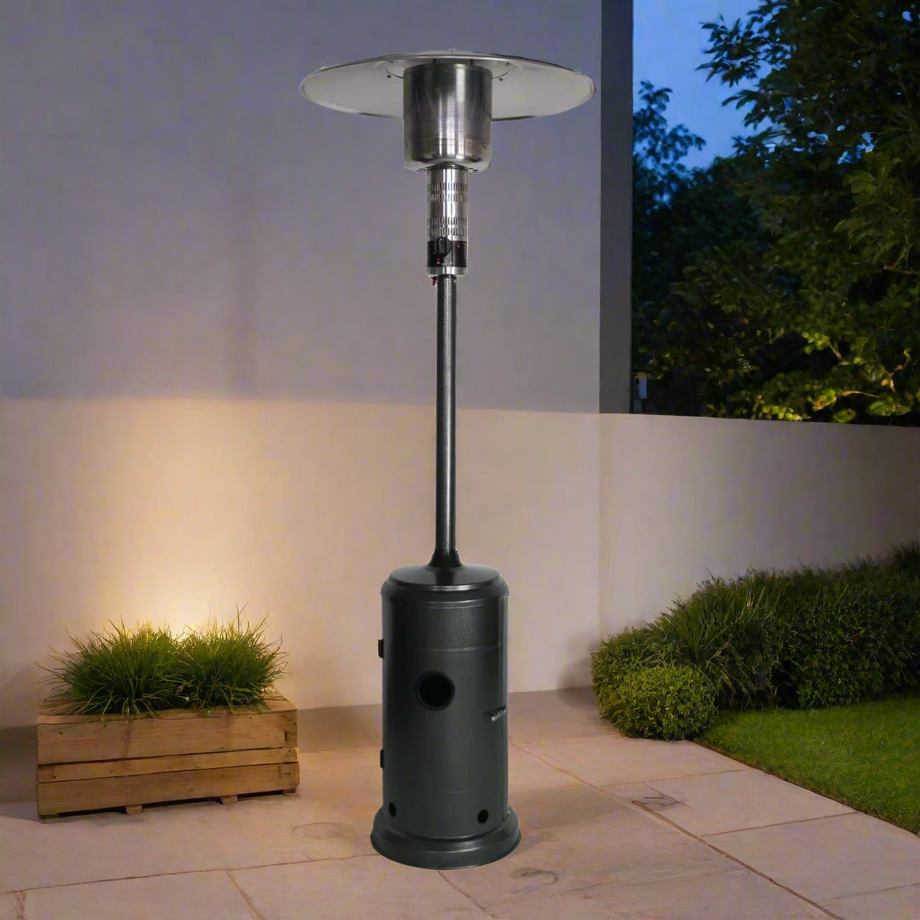 Outdoor Mushroom Gas Patio Heater Black – Outdoor Living