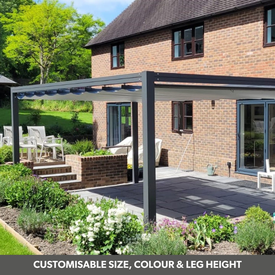 Bespoke Metal Gazebo with Waterproof Canopy Roof