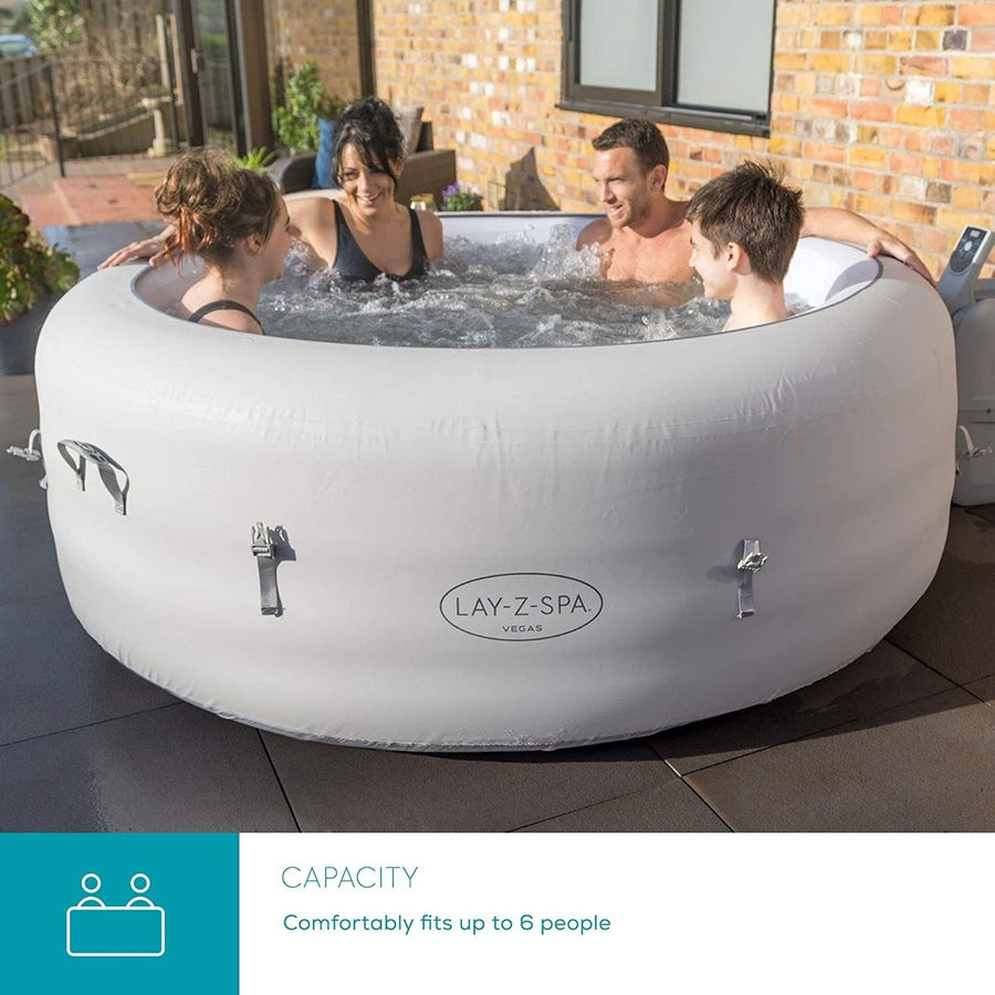 Lay-Z-Spa® AirJet Vegas - 6 Person Inflatable Hot Tub