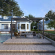 Load image into Gallery viewer, Heavy-Duty Aluminium Pergola with Dual Zone Louvred Roof - 4x3m
