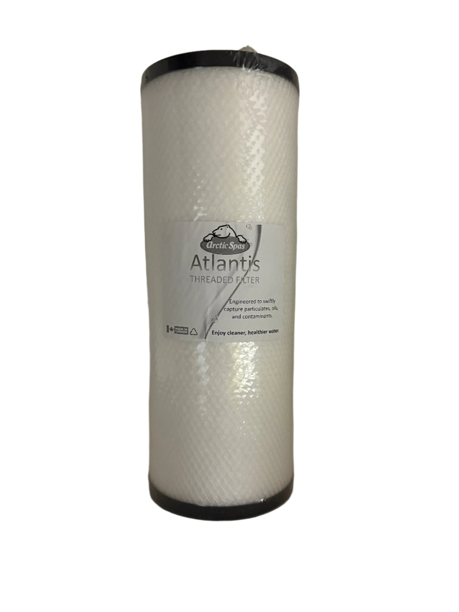 PRT-900007 - Disposable Silver Sentinel Hot Tub Filter with Handle - Arctic, Coyote, Monarch