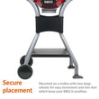Load image into Gallery viewer, Boss Grill Compact Electric BBQ Grill with Cover - Red
