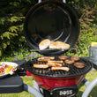 Load image into Gallery viewer, Boss Grill Compact Electric BBQ Grill with Cover - Red

