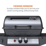 Load image into Gallery viewer, Boss Grill Louisiana - 2 Burner Gas BBQ Grill with Side Burner