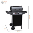 Load image into Gallery viewer, Boss Grill Louisiana - 2 Burner Gas BBQ Grill with Side Burner

