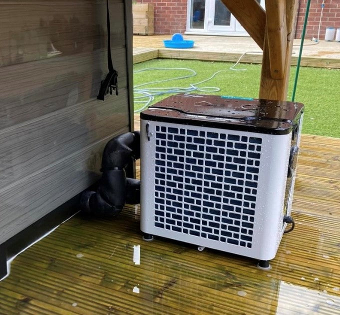 Outdoor 4kW Air Source Heat Pump for Hot Tub/Swim Spa