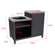 Load image into Gallery viewer, Boss Grill Modular Table Unit For Ceramic Kamado Style Egg BBQs
