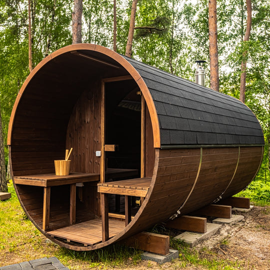 Hekla Barrel 250 - 6 Person Outdoor Sauna