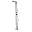Load image into Gallery viewer, Chrome Thermostatic Mixer Outdoor Shower with Pencil Hand Shower 2 Outlets - Suva
