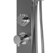 Load image into Gallery viewer, Chrome Thermostatic Mixer Outdoor Shower with Pencil Hand Shower 2 Outlets - Suva
