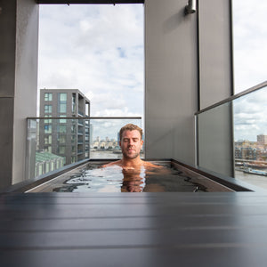 Bradley Simmonds in Superior Wellness Chill Tubs Ice Bath