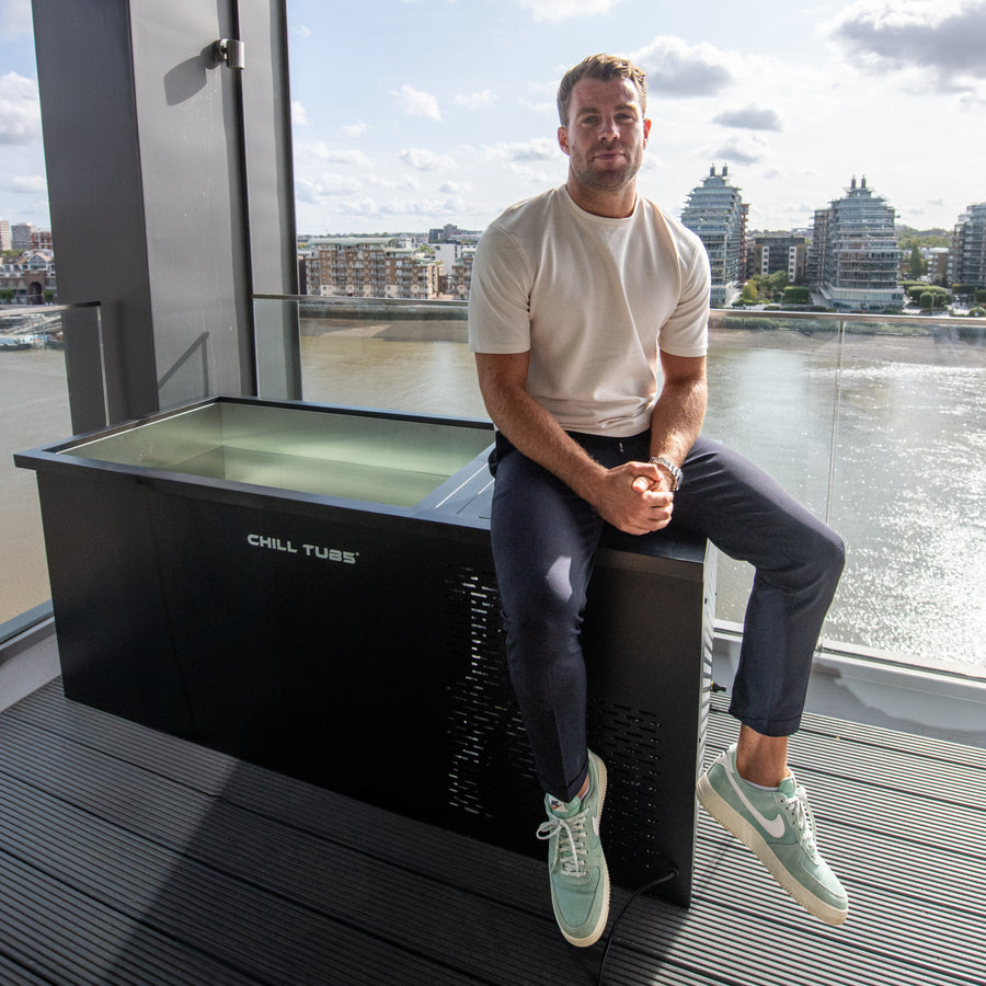 Bradley Simmonds in Superior Wellness Chill Tubs Ice Bath