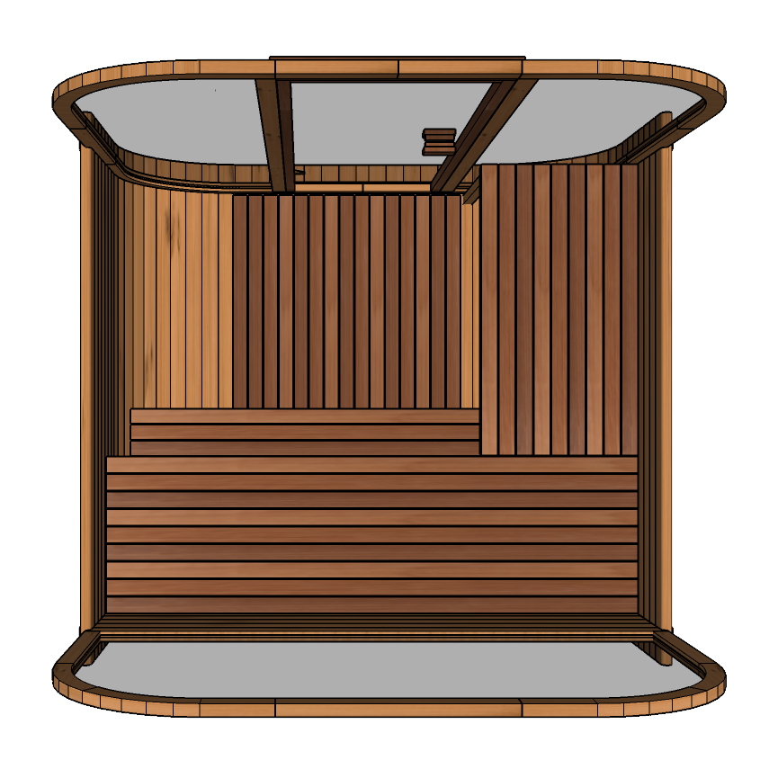 Hekla Cube 250 - 6 Person Outdoor Sauna