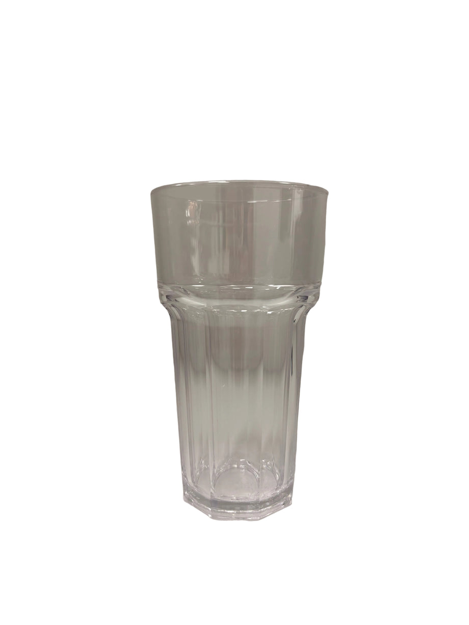 Hot Tub Safe Large Clear Tumbler Glass