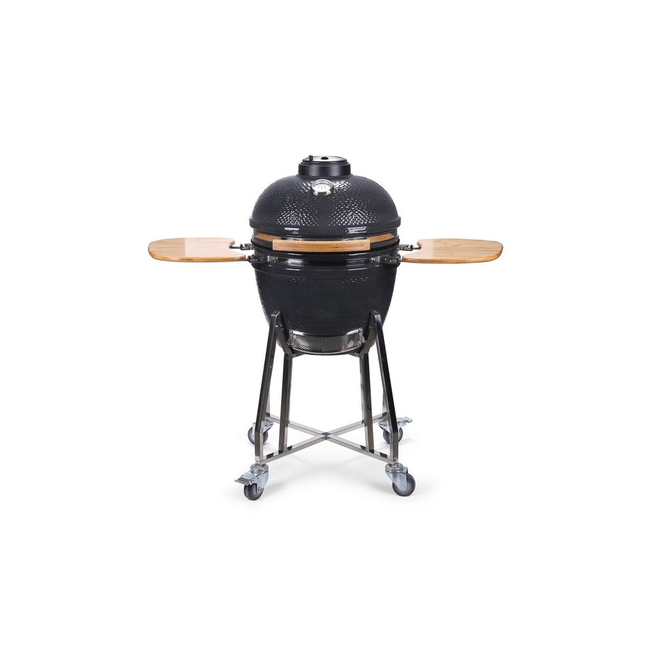Boss Grill The Egg - 18 Inch Ceramic Kamado Style Charcoal Egg BBQ Grill