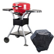 Load image into Gallery viewer, Boss Grill Compact Electric BBQ Grill with Cover - Red
