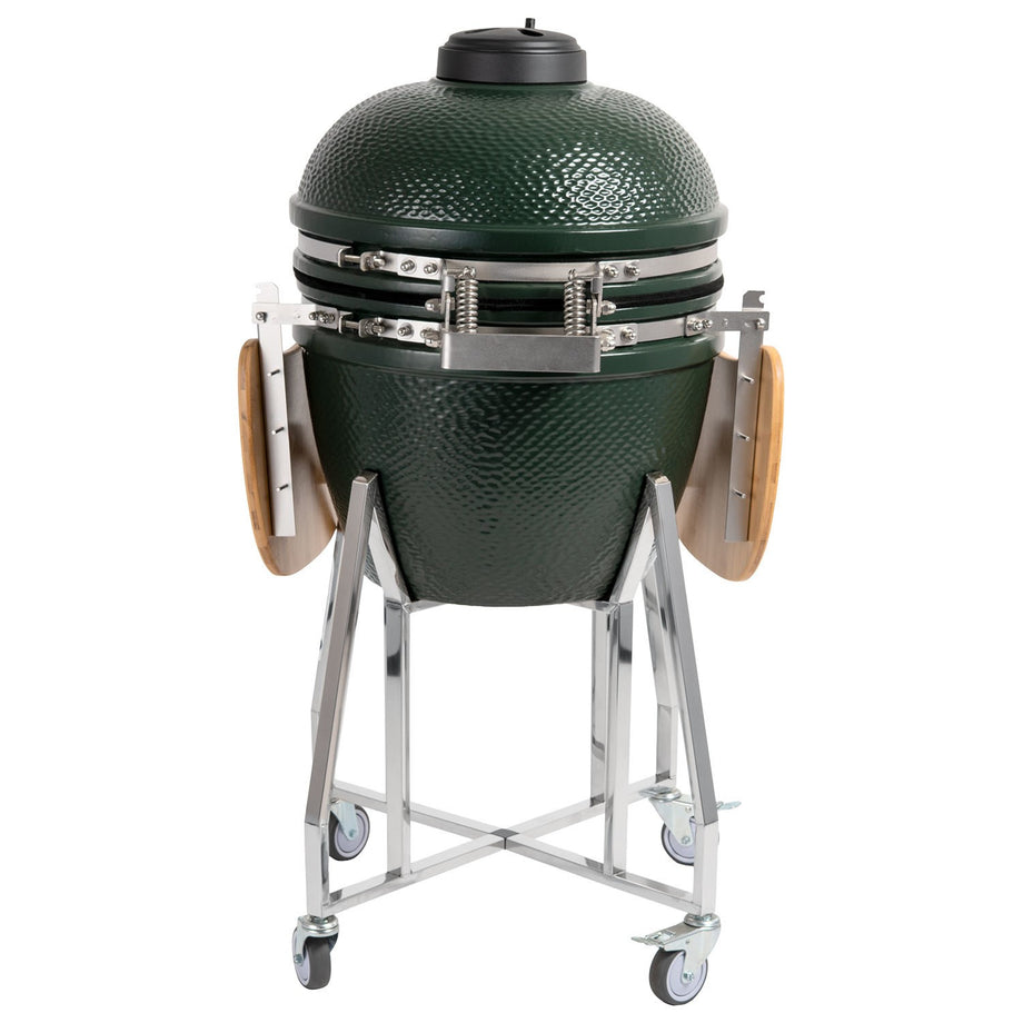 Boss Grill The Egg - 18 Inch Ceramic Kamado Style Charcoal Egg BBQ Grill