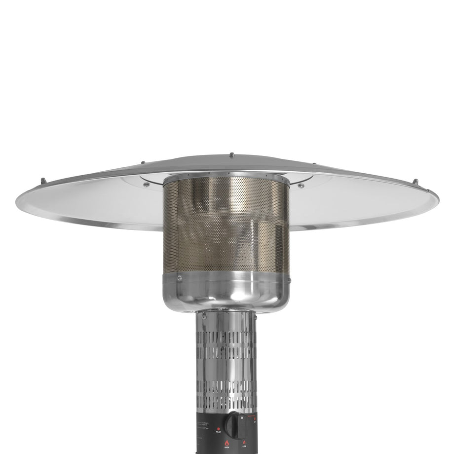 Outdoor Mushroom Gas Patio Heater - Brown Rattan