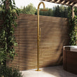Load image into Gallery viewer, Brushed Brass Outdoor Shower with Pencil Hand Shower 2 Outlets - Fiji
