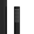 Load image into Gallery viewer, Black Thermostatic Outdoor Shower with Pencil Hand Shower 2 Outlets - Fiji

