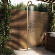 Load image into Gallery viewer, Brushed Brass Outdoor Shower with Pencil Hand Shower 2 Outlets - Fiji
