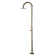 Load image into Gallery viewer, Brushed Brass Outdoor Shower with Pencil Hand Shower 2 Outlets - Fiji
