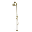 Load image into Gallery viewer, Brushed Brass Outdoor Shower with Pencil Hand Shower 2 Outlets - Fiji
