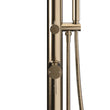 Load image into Gallery viewer, Brushed Brass Outdoor Shower with Pencil Hand Shower 2 Outlets - Fiji
