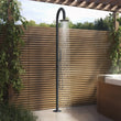 Load image into Gallery viewer, Black Thermostatic Outdoor Shower with Pencil Hand Shower 2 Outlets - Fiji
