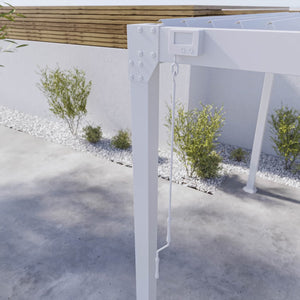 Aluminium Pergola with Louvred Shutter Roof 3 x 3m - Como