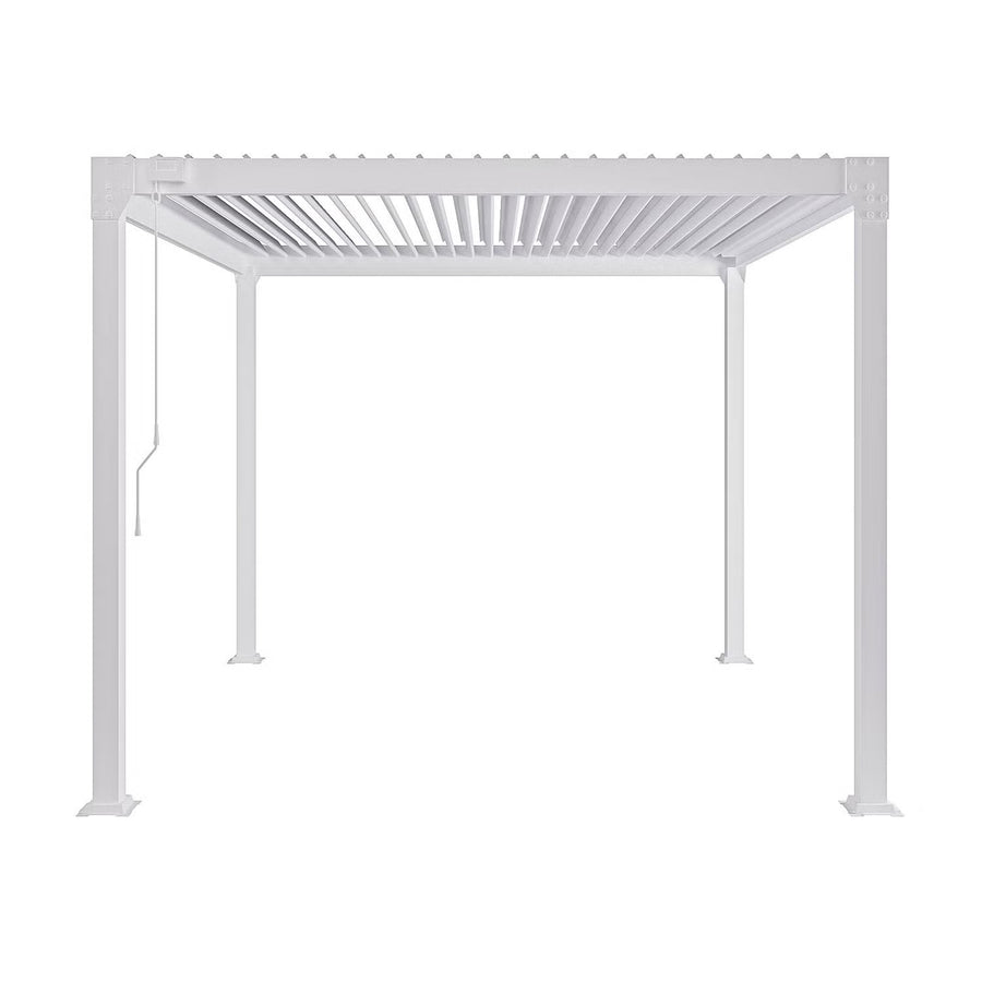 Aluminium Pergola with Louvred Shutter Roof 3 x 3m - Como